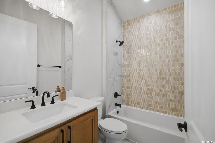 Furnished interior view inside a new home in The Summit, San Antonio (Image 37).