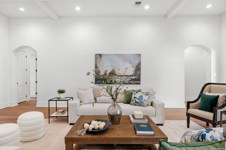 Furnished interior view inside a new home in , Terrell Hills (Image 7).