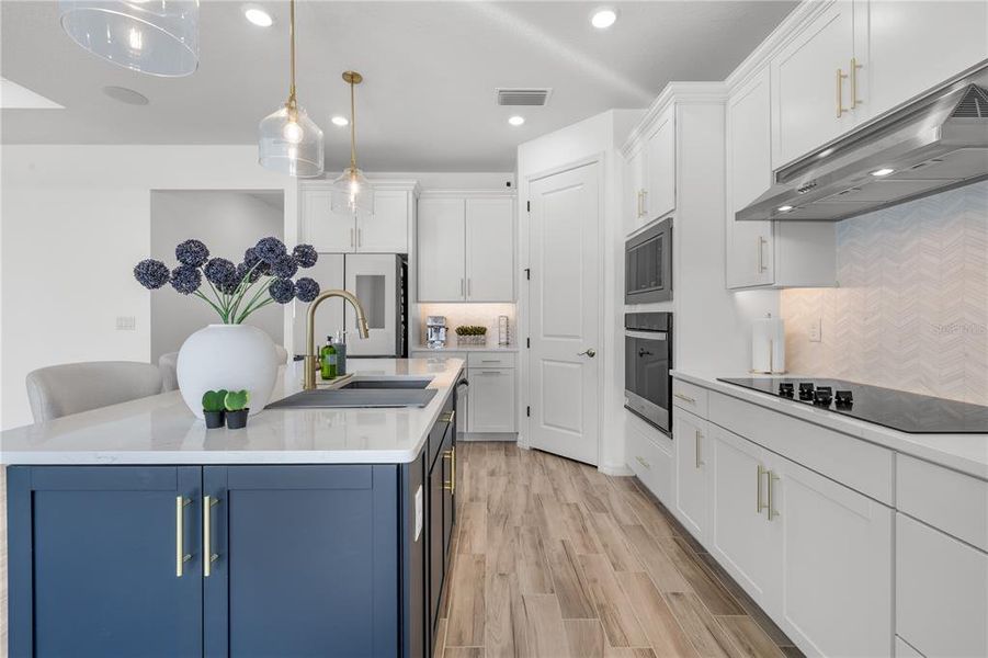 Furnished interior view inside a new home in EverBe, Orlando (Image 16).