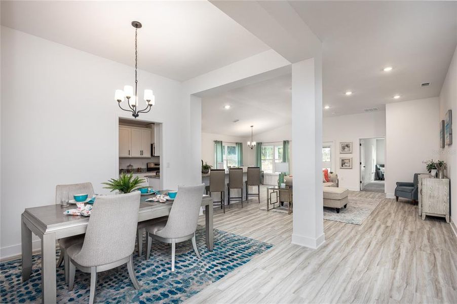 Furnished interior view inside a new home in Briarwood, Alachua (Image 16).