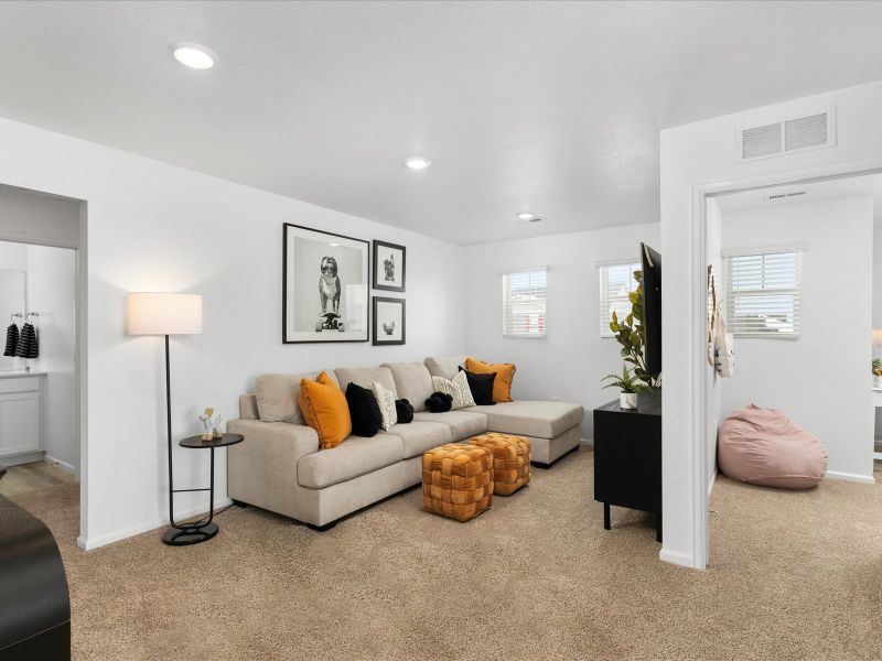 Furnished interior view inside a new home in Westgate, Greeley (Image 14).