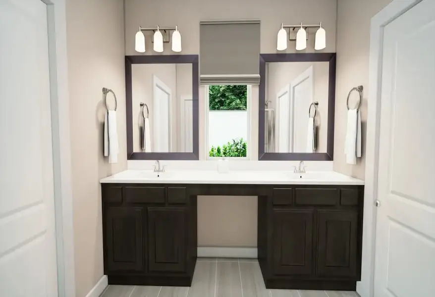 Furnished interior view inside a new home in Painted Tree, McKinney (Image 8).