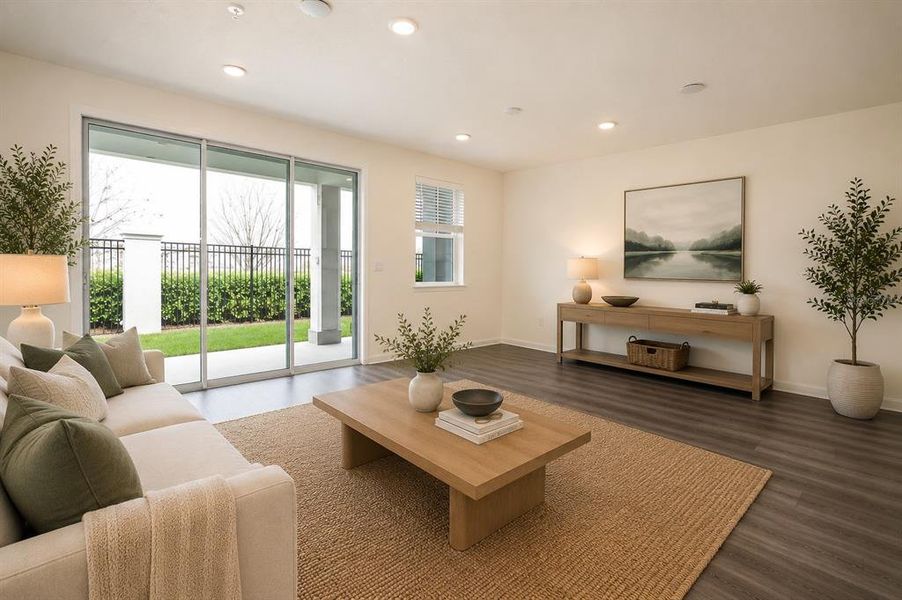 Furnished interior view inside a new home in , Sanford (Image 3).