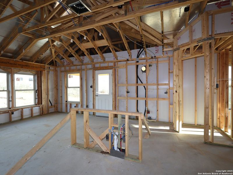 In-progress construction of a new home in Chaparral Ranch, Floresville, TX (Image 16). In-progress construction of a new home in Chaparral Ranch, Floresville, TX (Image 16).