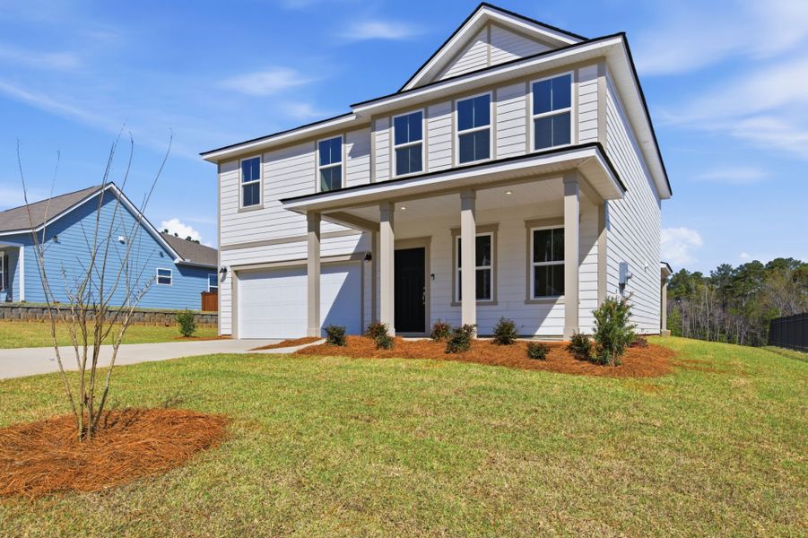 Exterior details and patio area of a home in Carriage Estates, Lexington (Image 4).