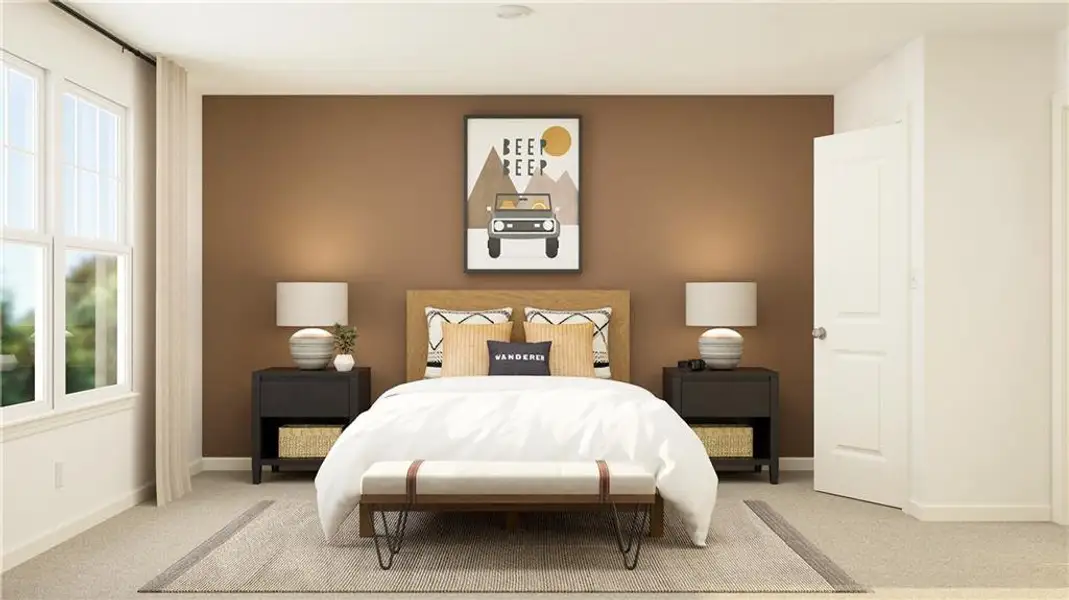 Furnished interior view inside a new home in Deer Valley, Canton (Image 14). Furnished interior view inside a new home in Deer Valley, Canton (Image 14).