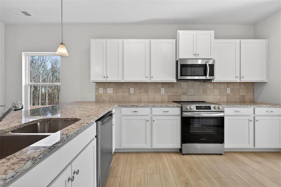 Furnished interior view inside a new home in Allen Manor, Hoschton (Image 7).