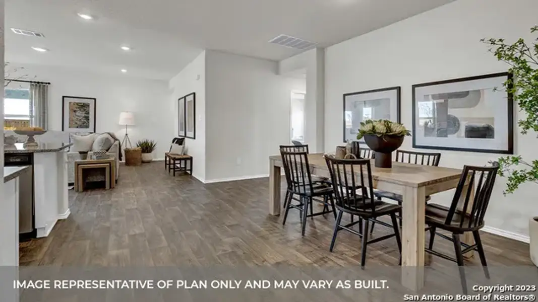Furnished interior view inside a new home in Swenson Heights, Seguin (Image 28).