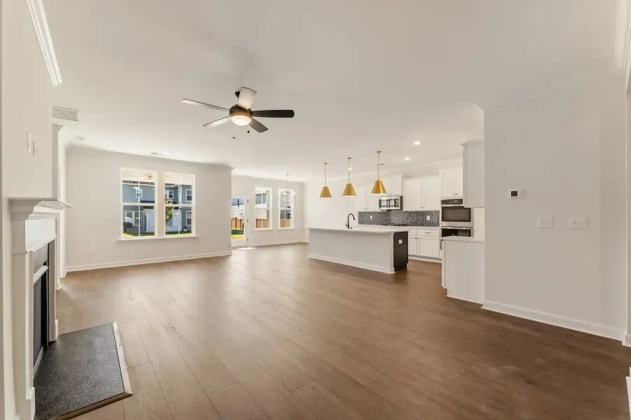 Spacious, unfurnished interior of a new home in Cottages at Lake Emory, Inman (Image 21). Spacious, unfurnished interior of a new home in Cottages at Lake Emory, Inman (Image 21).