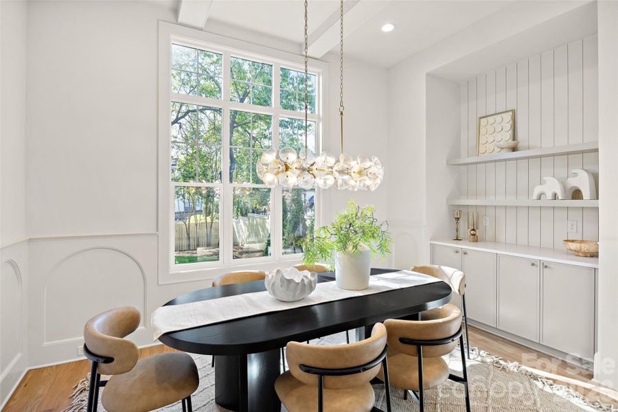 Furnished interior view inside a new home in , Charlotte (Image 36).