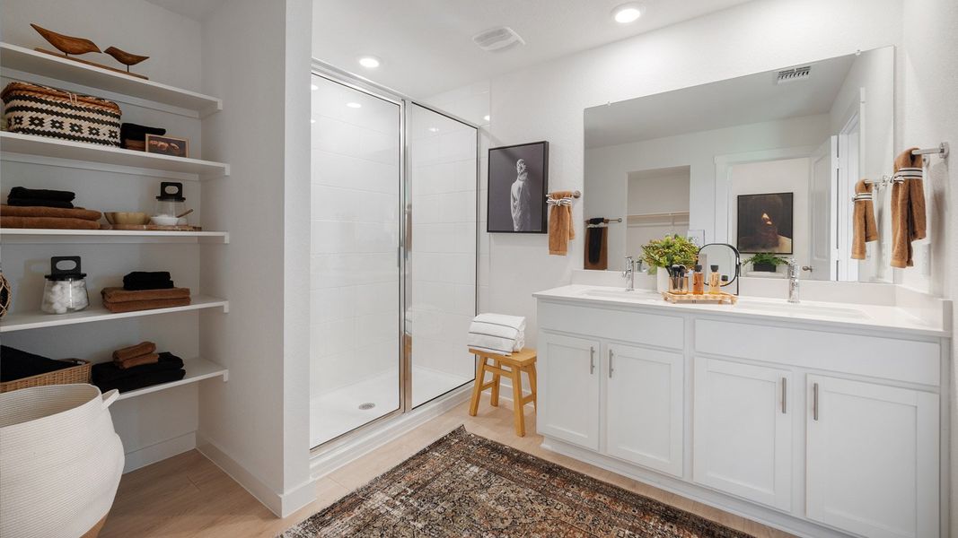 Representative furnished interior of a home built from the The Forest by D.R. Horton in Trails at Wildhorse, Austin (Image 28). Representative furnished interior of a home built from the The Forest by D.R. Horton in Trails at Wildhorse, Austin (Image 28).