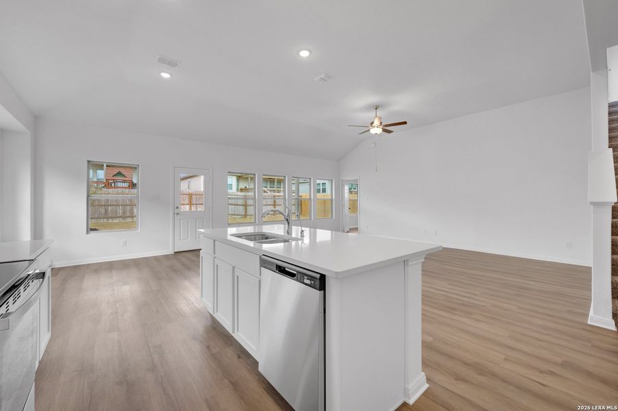 Furnished interior view inside a new home in Greenspoint Heights, Seguin (Image 14).