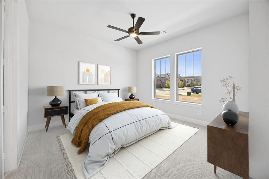 Furnished interior view inside a new home in The Retreat at Harvest, Argyle (Image 12). Furnished interior view inside a new home in The Retreat at Harvest, Argyle (Image 12).