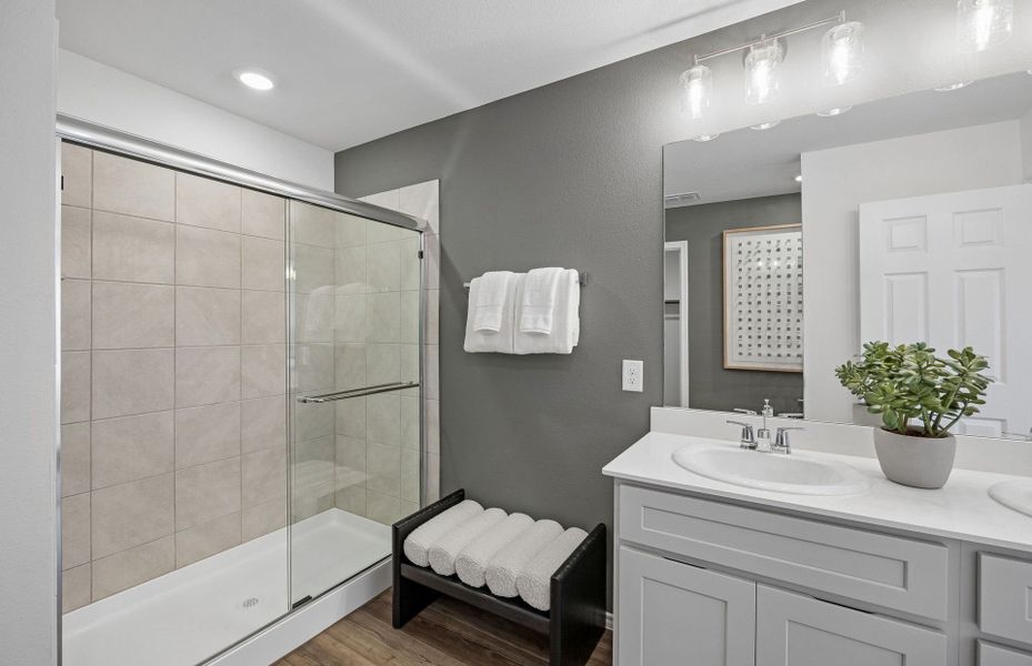 Representative furnished interior of a home built from the Camelia by Centex in Clearhaven, Princeton (Image 8).