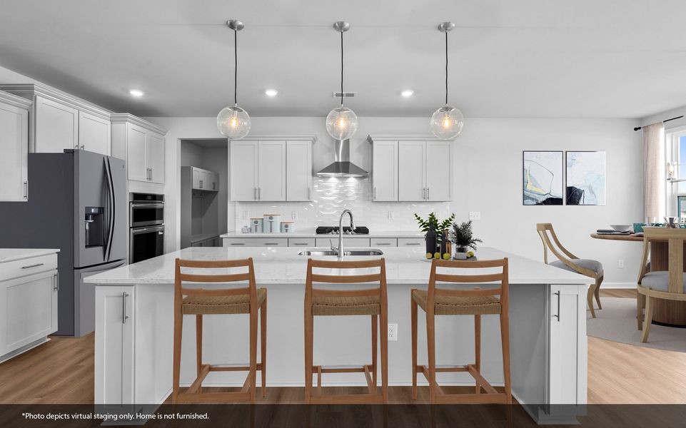 Furnished interior view inside a new home in Fieldstone, Lexington (Image 5).