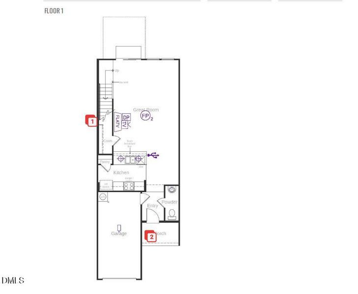 PT 040 Diagram 1st Fl