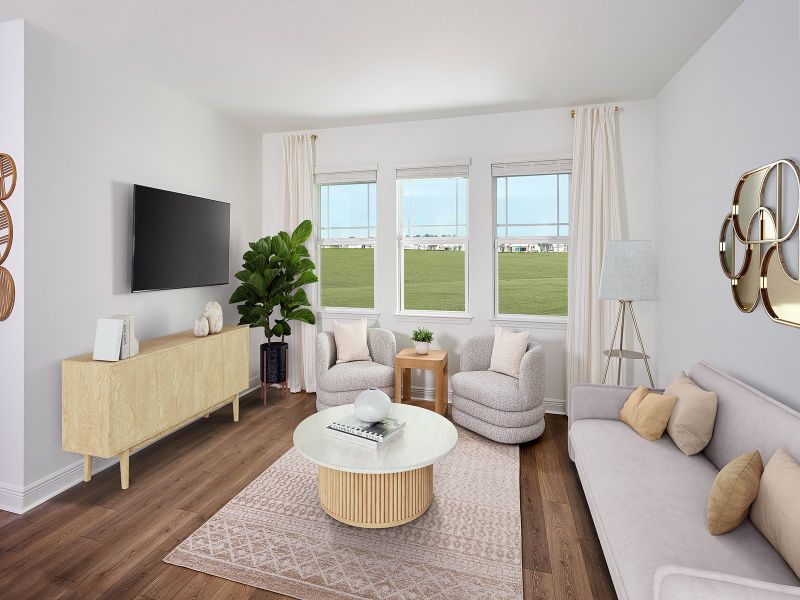 Furnished interior view inside a new home in Cyrene at Minneola, Minneola (Image 6).