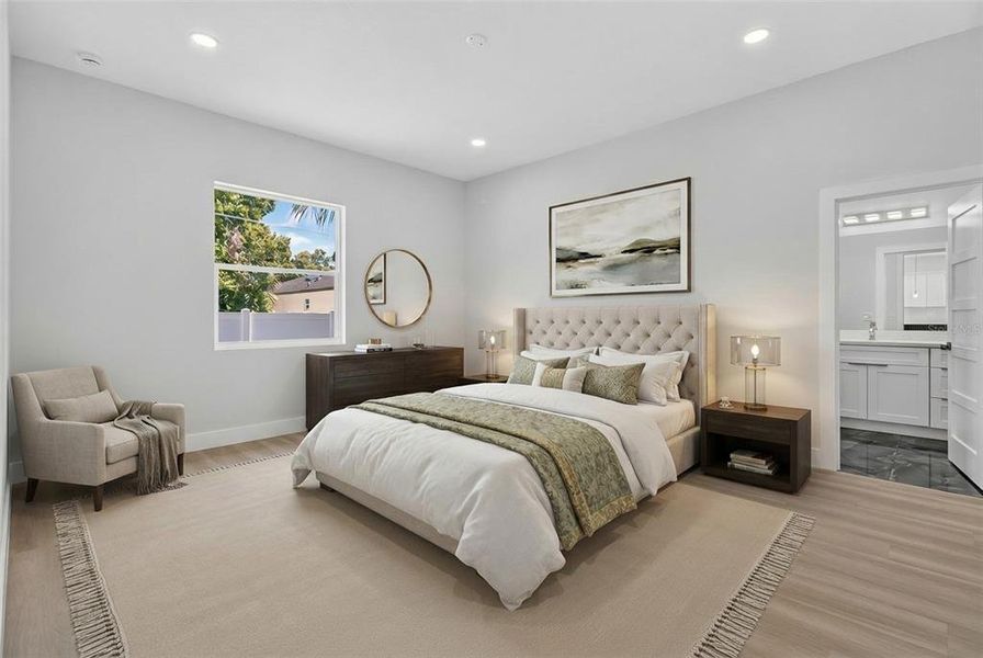Furnished interior view inside a new home in , Pinellas Park (Image 19).
