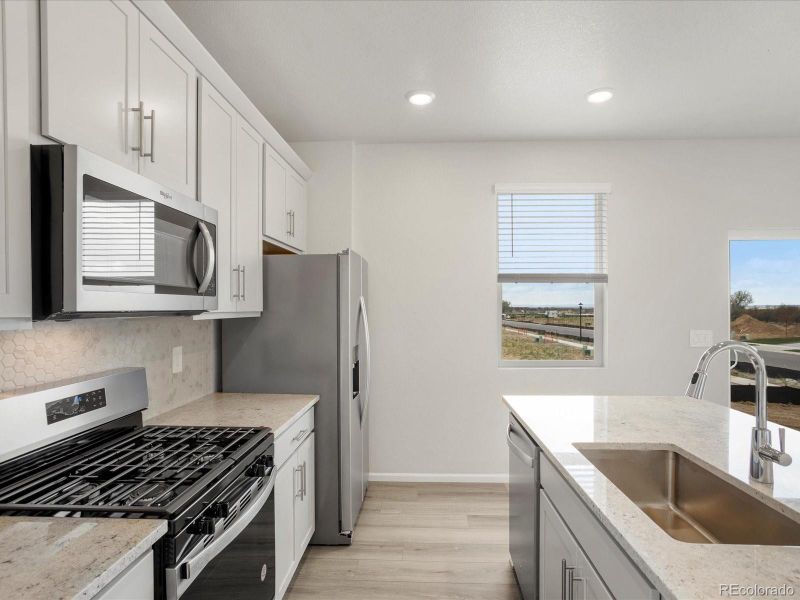 Furnished interior view inside a new home in Westgate, Greeley (Image 8). Furnished interior view inside a new home in Westgate, Greeley (Image 8).