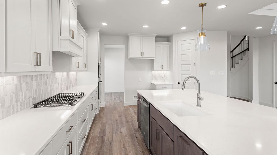 Furnished interior view inside a new home in Bridgeland, Cypress (Image 7).