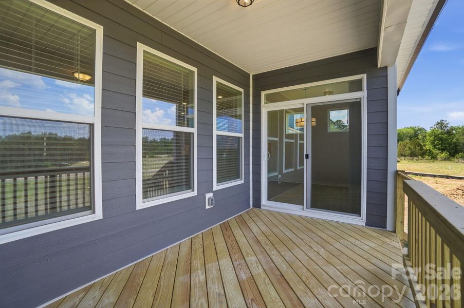 Exterior details and patio area of a home in Waterford Commons, Rock Hill (Image 28).
