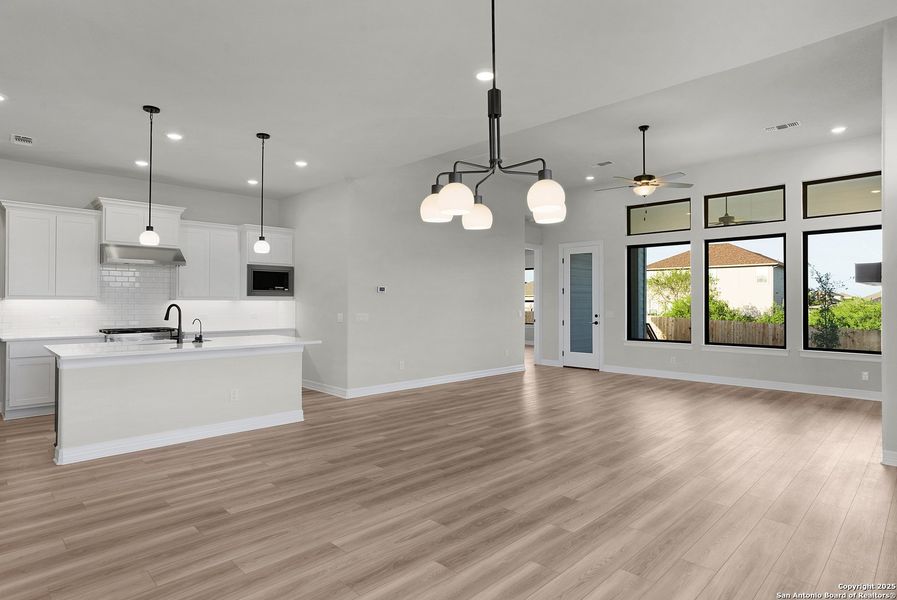 Furnished interior view inside a new home in Nolte Farms, Seguin (Image 12).