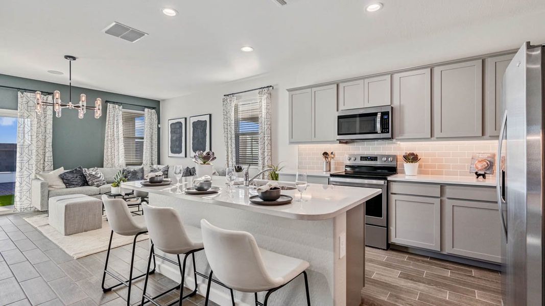 Furnished interior view inside a new home in Desert Moon Estates, Buckeye (Image 5).