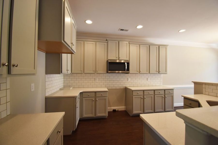 Representative furnished interior of a home built from the Cayman X by Keystone Homes NC in Trellises, High Point (Image 30).