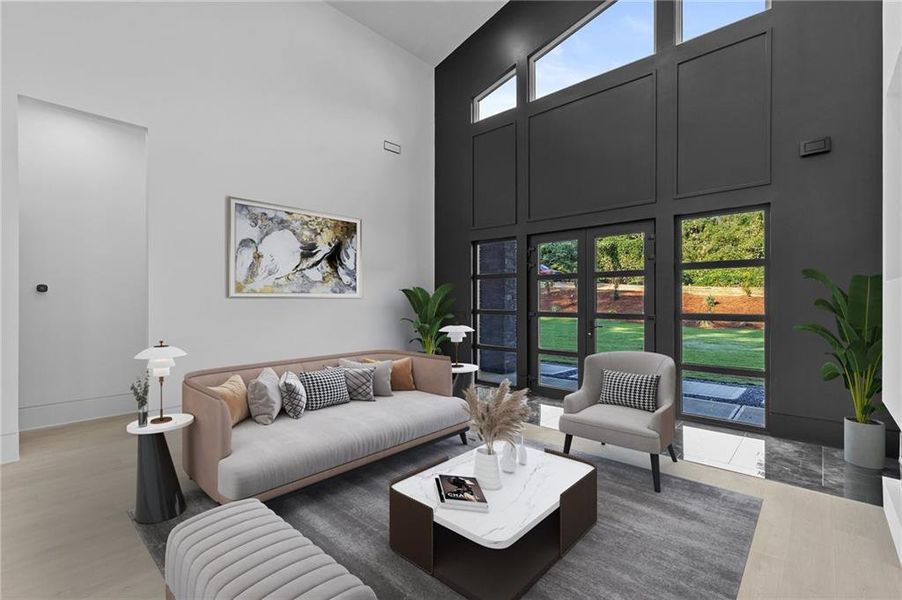 Furnished interior view inside a new home in , Winder (Image 37).