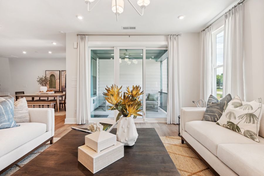 Furnished interior view inside a new home in Seven Oaks, Belmont (Image 14).