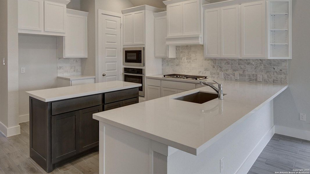 Furnished interior view inside a new home in Kallison Ranch 45', San Antonio (Image 8).