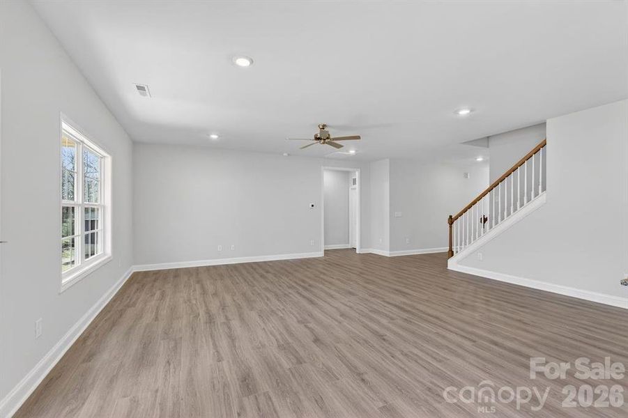 Spacious, unfurnished interior of a new home in McNeely Farms, Mount Ulla (Image 11).