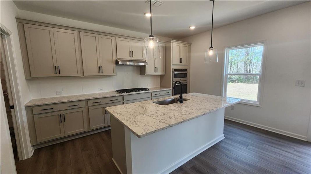 Furnished interior view inside a new home in The Estates at Casteel, Bethlehem (Image 8).