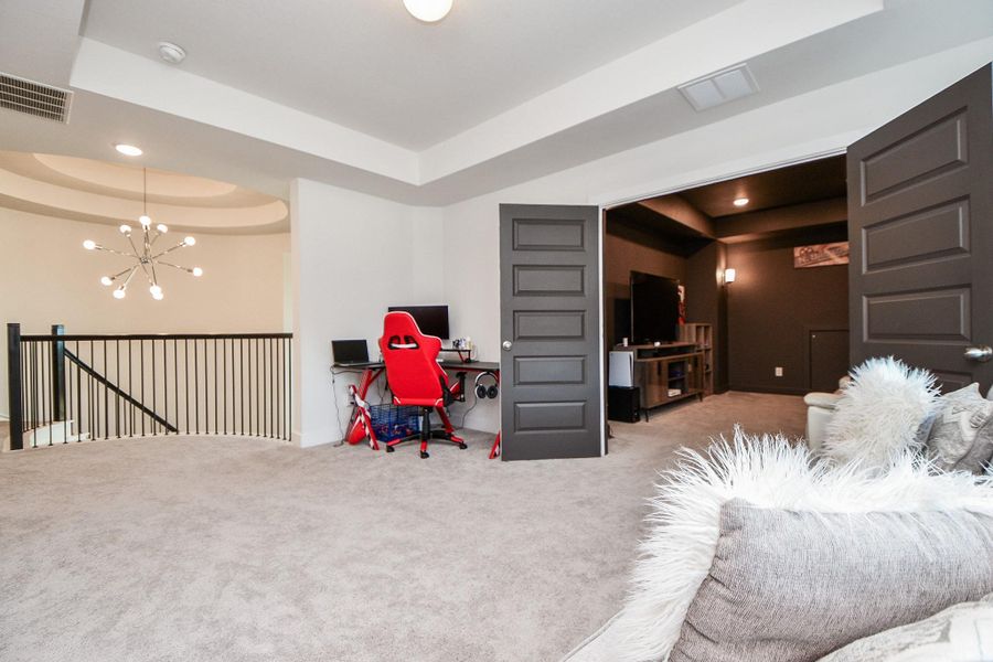 No lines. No reservations! Walk right into your own private media room for movie night! No lines. No reservations! Walk right into your own private media room for movie night!