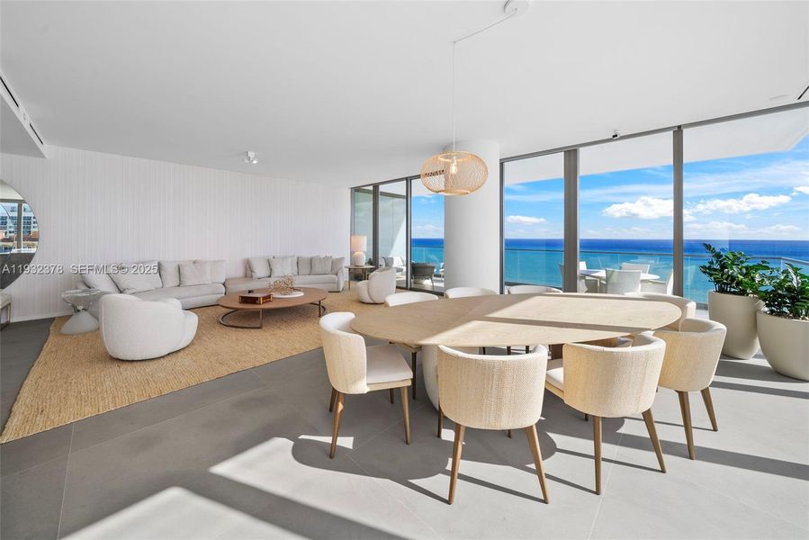 Furnished interior view inside a new home in , Hallandale Beach (Image 11).