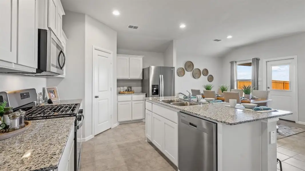 Furnished interior view inside a new home in Rosewood at Beltmill, Fort Worth (Image 21). Furnished interior view inside a new home in Rosewood at Beltmill, Fort Worth (Image 21).