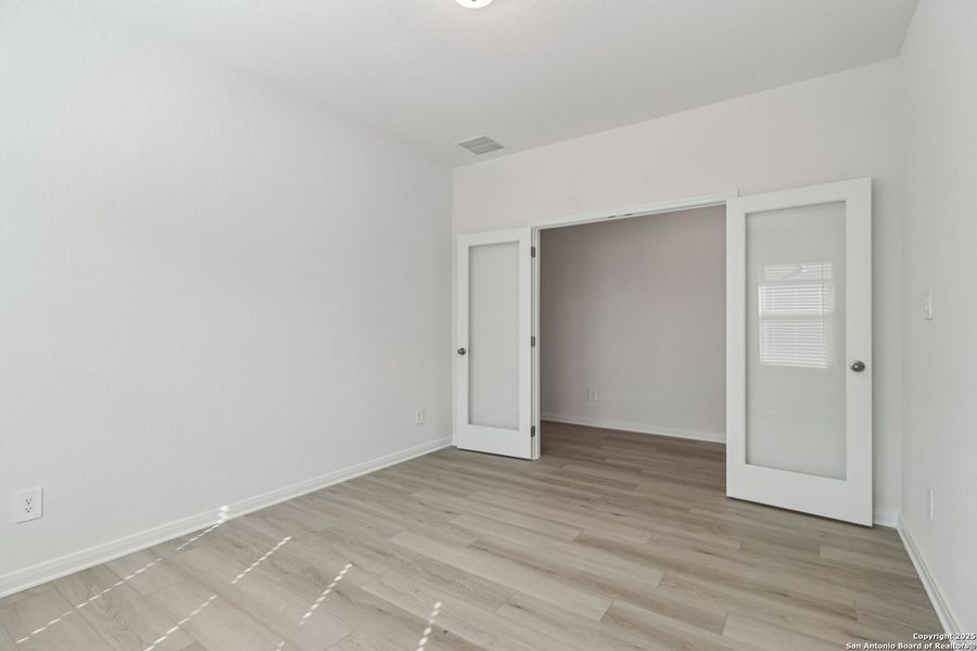 Spacious, unfurnished interior of a new home in Legendary Trails - Classic Series, Cibolo (Image 33). Spacious, unfurnished interior of a new home in Legendary Trails - Classic Series, Cibolo (Image 33).