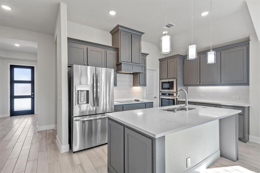 Furnished interior view inside a new home in The Grove, Midlothian (Image 18).