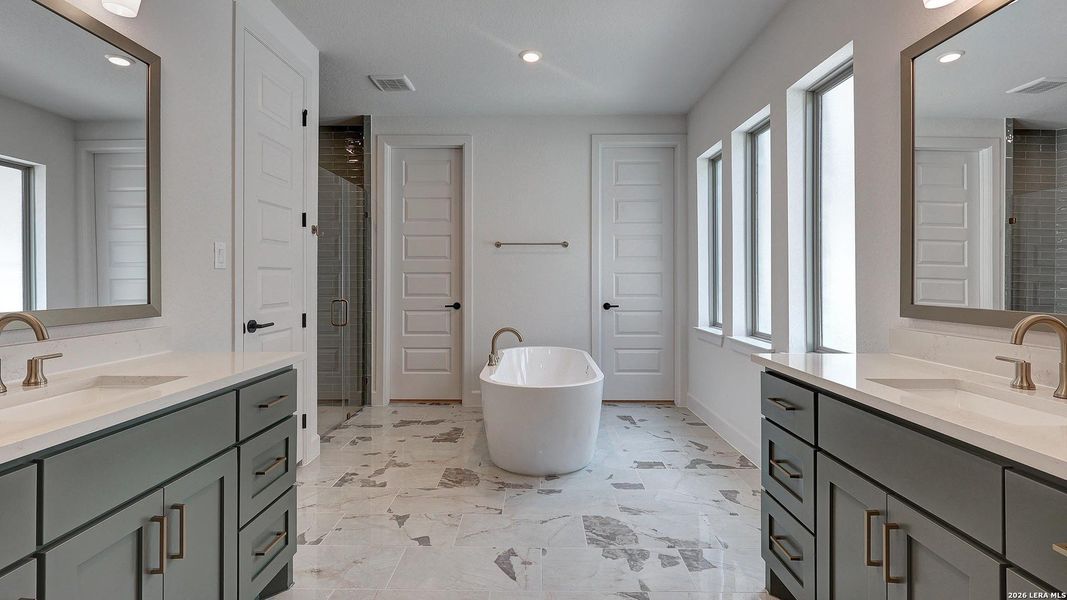 Furnished interior view inside a new home in The Dominion, San Antonio (Image 7).