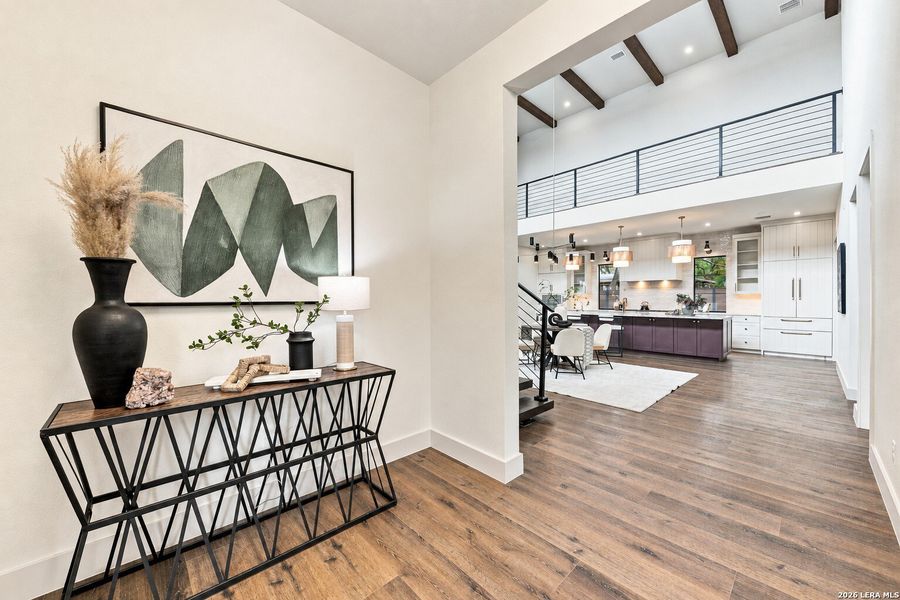 Furnished interior view inside a new home in , New Braunfels (Image 37).
