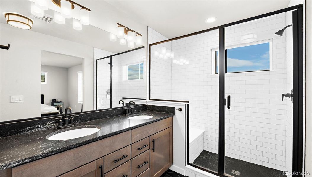 Furnished interior view inside a new home in , Colorado Springs (Image 18).