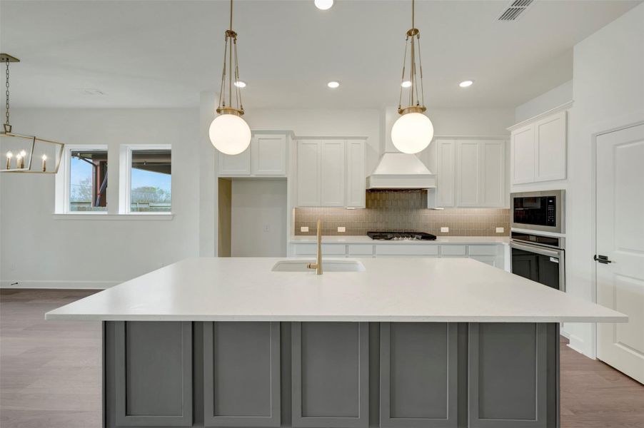 Furnished interior view inside a new home in Pomona 45' Homesites, Manvel (Image 4).