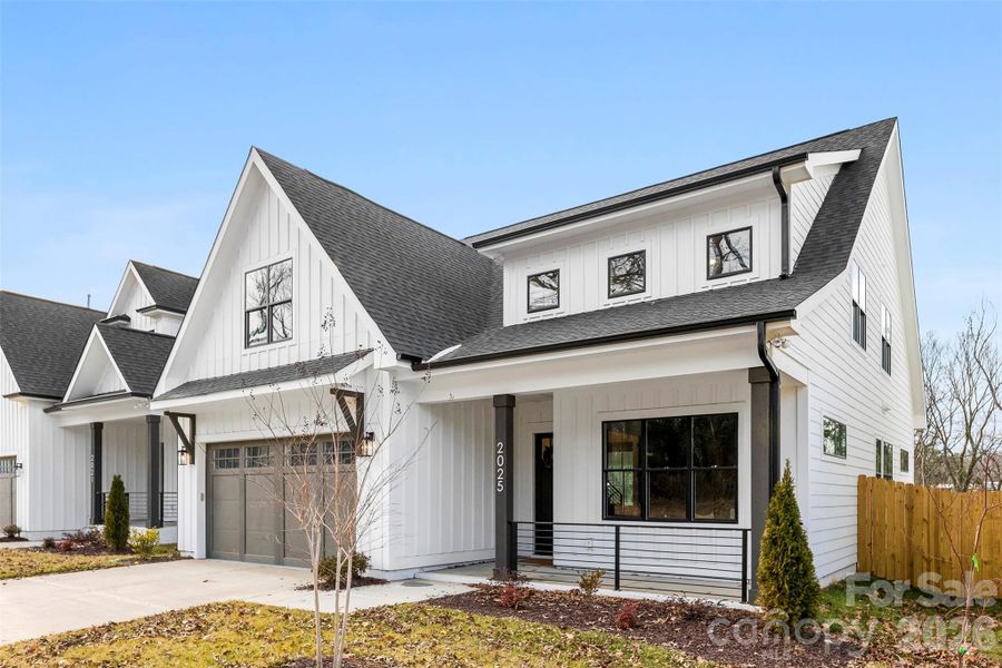 Front exterior of a new home in , Charlotte, NC, highlighting curb appeal (Image 26). Front exterior of a new home in , Charlotte, NC, highlighting curb appeal (Image 26).