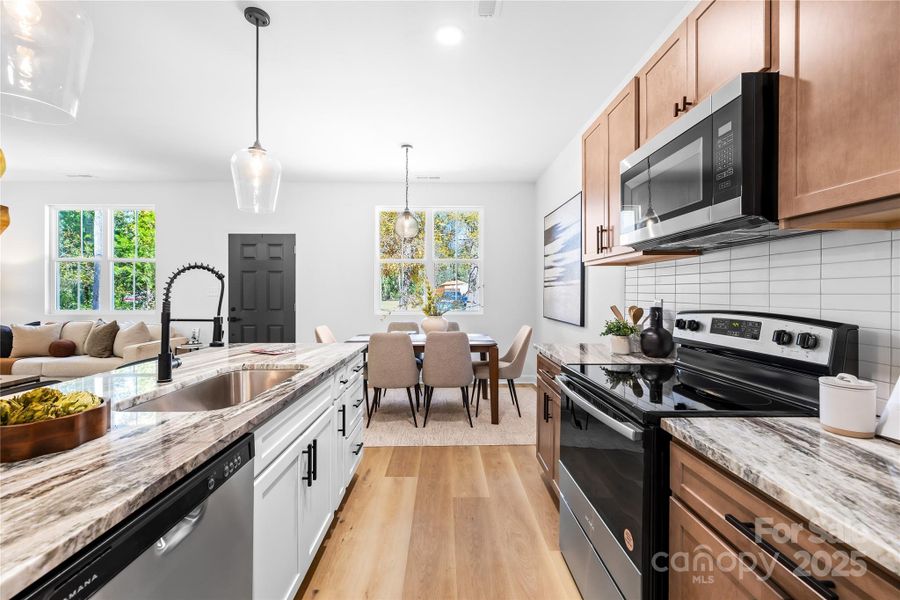 Furnished interior view inside a new home in , Rock Hill (Image 8). Furnished interior view inside a new home in , Rock Hill (Image 8).