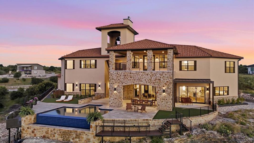 Exterior details and patio area of a home in , Strawn (Image 2). Exterior details and patio area of a home in , Strawn (Image 2).