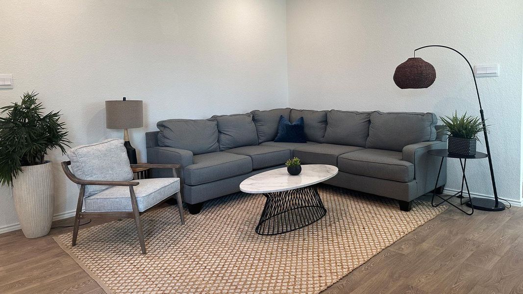 Furnished interior view inside a new home in Valverde, Bastrop (Image 5).