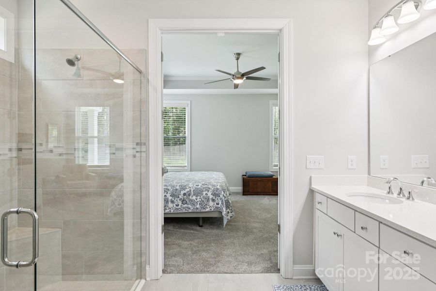 Furnished interior view inside a new home in Handsmill on Lake Wylie, York (Image 27).