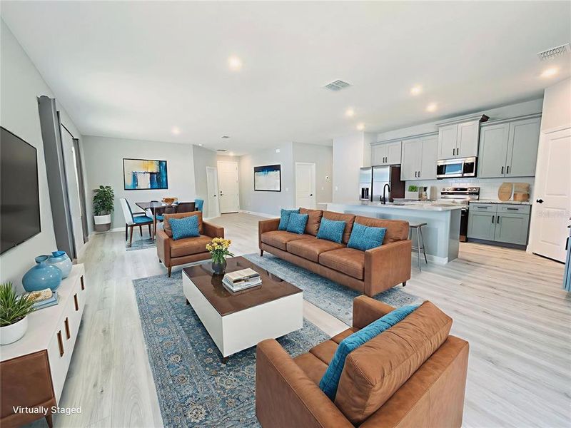 Furnished interior view inside a new home in , Homosassa (Image 8).