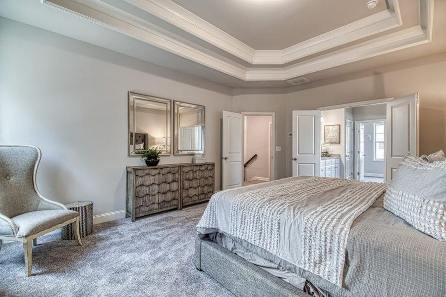 Furnished interior view inside a new home in Pinecrest Ridge, Dacula (Image 6).