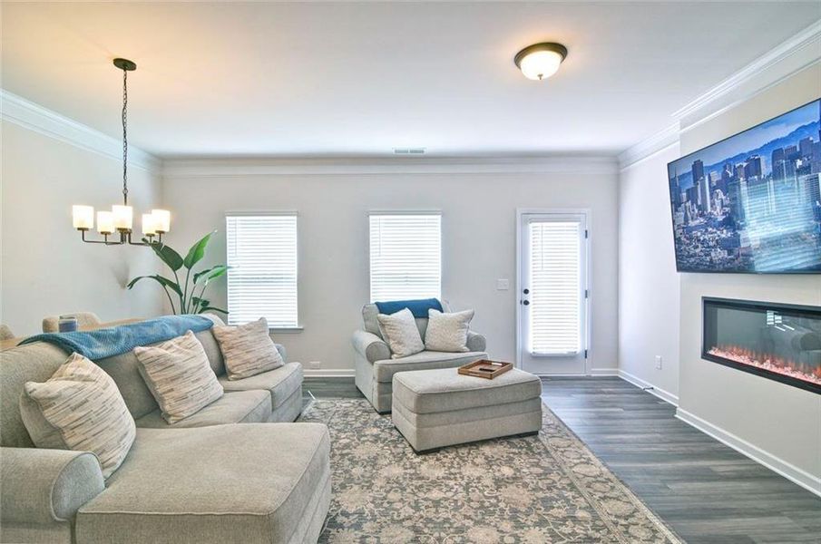 Furnished interior view inside a new home in Highland Crossing, Cartersville (Image 41).